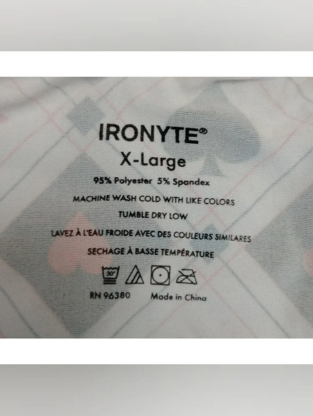 IRONITE Men's Boxer Briefs Playing Cards Suits Pattern